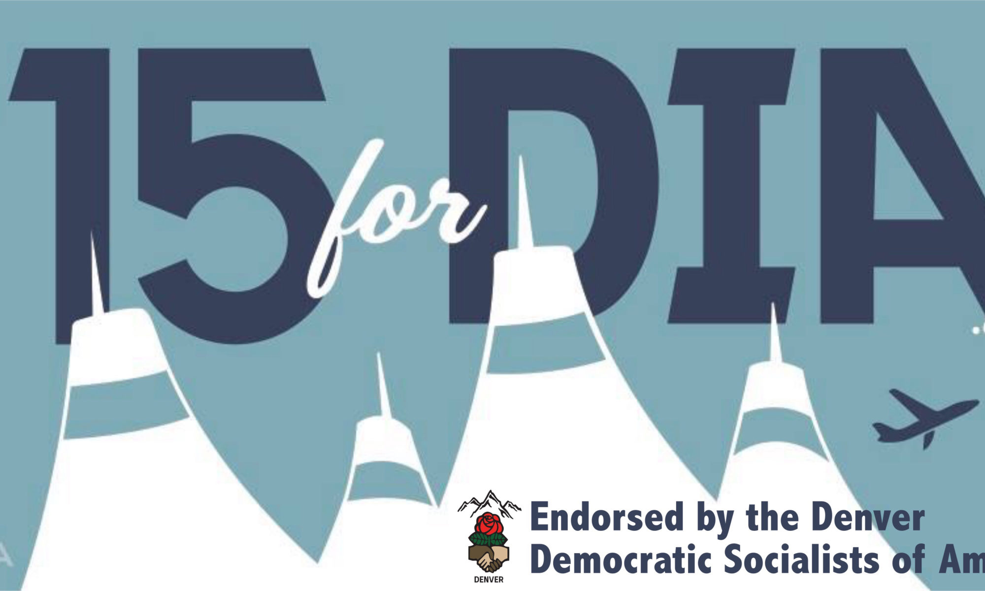 15 for DIA campaign banner